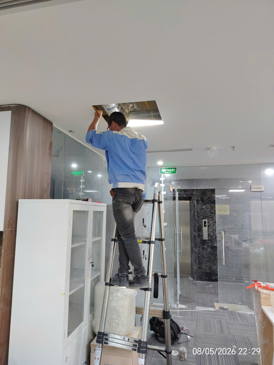 Lắp đèn led Panel- Dịch Vọng Hậu