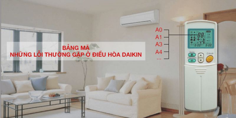 C&aacute;ch kiểm tra lỗi điều h&ograve;a Daikin Inverter bằng điều khiển th&ocirc;ng minh
